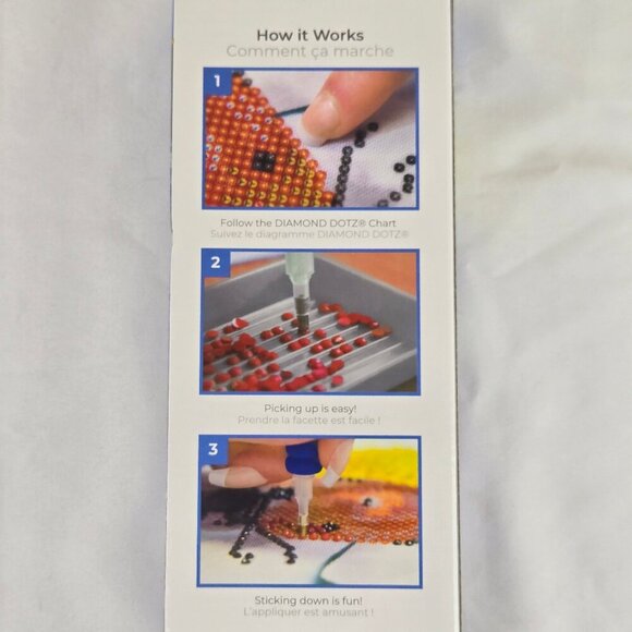 Diamond Dotz "Starry Night" by Vincent Van Gogh Diamond Art Painting 20" x 16" - Picture 6 of 9